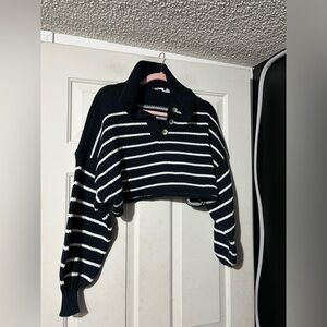 Zara cropped sweater